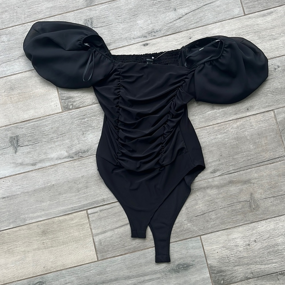 Black Forever 21 bodysuit